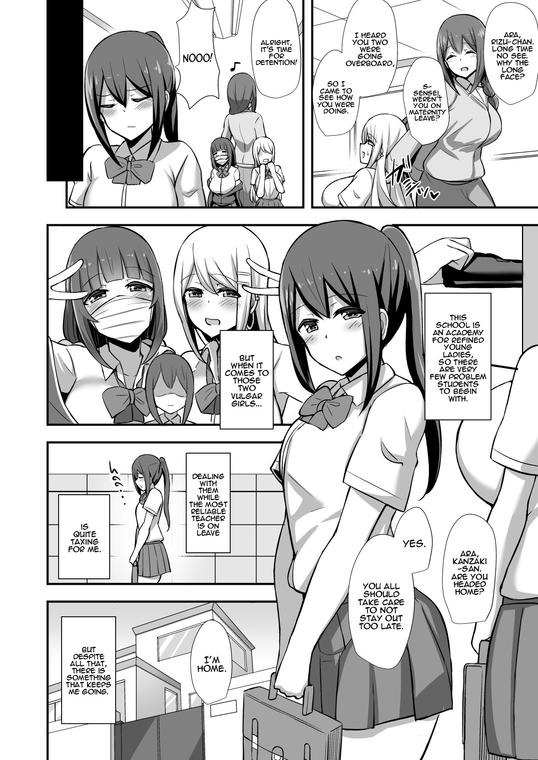 Hentai Manga Comic-Morality's Downfall -Little Brother Stolen by Lecher JK Gyaru Duo--v22m-Read-3